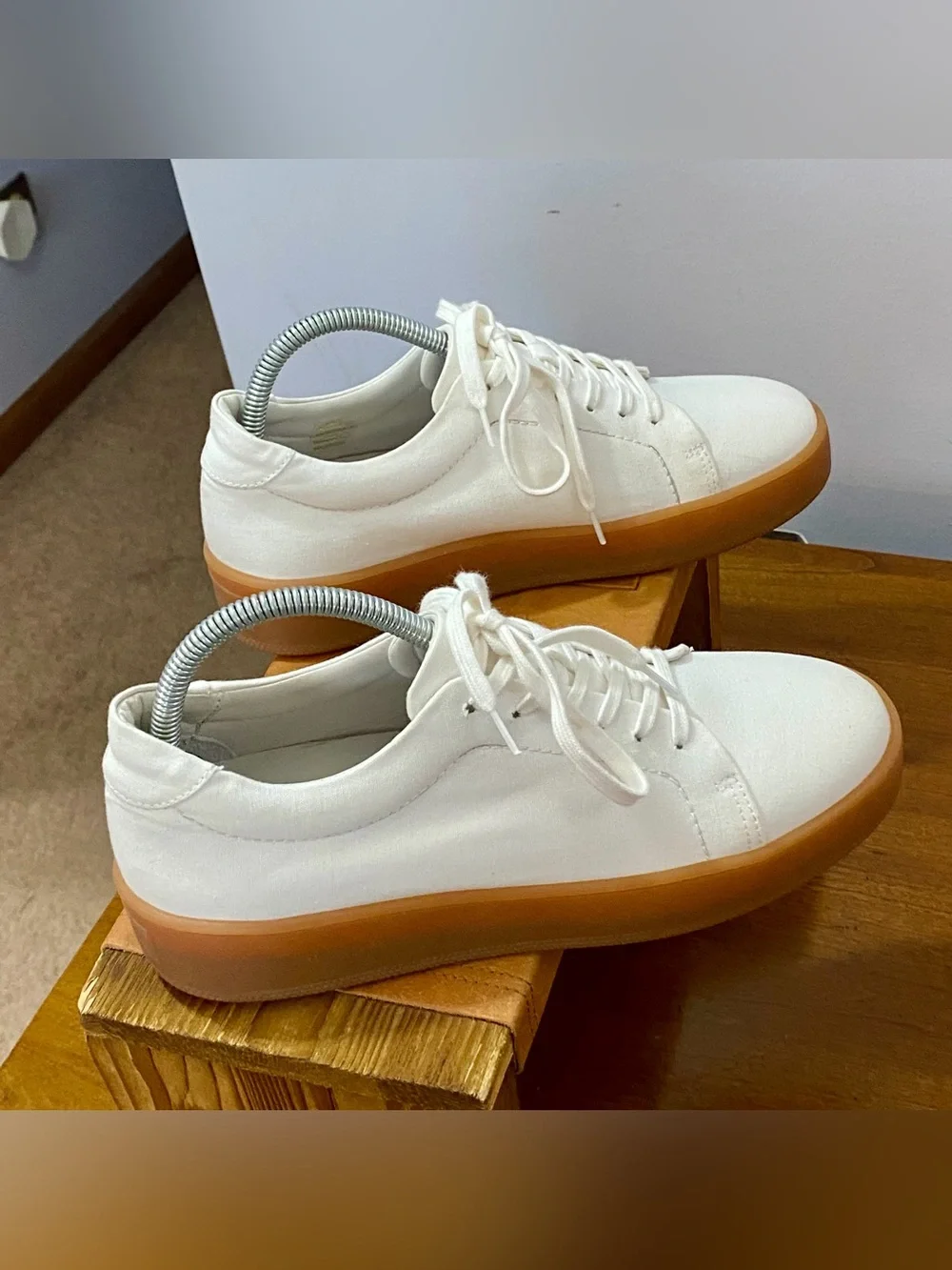 Jenni Kayne Canvas Skater Cream White Sneakers‎ Women’s EU 39 US 9 Casual